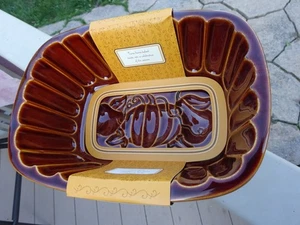 WILLIAM SONOMA Cosecha Pan Hornear Gres Esmaltado-Calabaza Manzana Pera NUEVO - Imagen 1 de 6