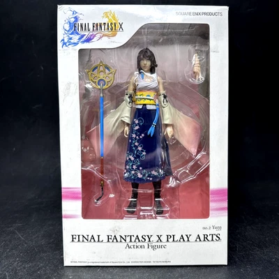Figura de Acción Final Fantasy X Play Arts Nº 2 Yuna Square Enix Nueva - Caja Dañada Foto 1 de 4