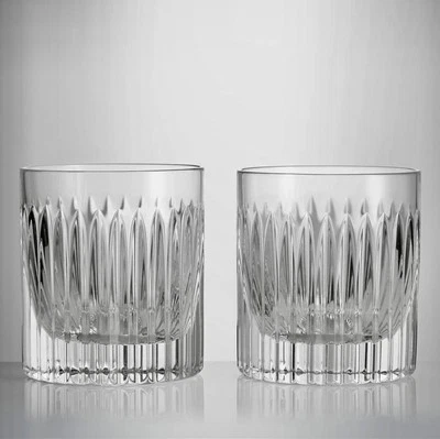 Waterford Lismore Connoisseur Aras Straight Tumbler 6 oz Set of 2 BNIB