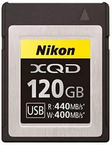 Nikon XQD Memory Card Black 120GB MC-XQ120G - Picture 1 of 1