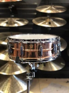 Ludwig 5x14 Smooth Copper Phonic Snare Drum - Picture 1 of 5
