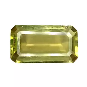 6.59 CTS GREEN NATURAL DIASPORE OCTAGON LOOSE GEMSTONES SEE VIDEO - Picture 1 of 4