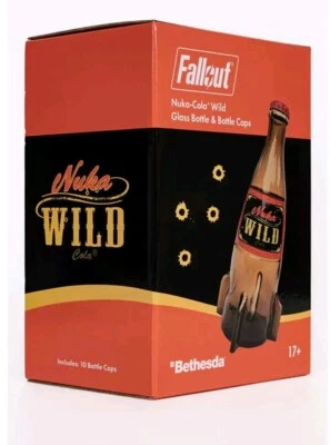 Fallout Nuka Cola Wild Glasflasche und 10 Kronkorken - Fallout 3 4 76 bethesda
