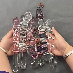Glass Dildo Anal Butt Anus Plug G-Punkt Massager Prostata Stimulator Massagestab - Bild 1 von 84