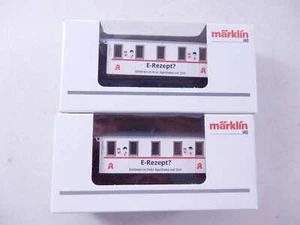 »KONVOLUT SAMMLUNG MÄRKLIN 4107.042 H0 AC · 2X PERSONENWAGEN "E REZEPT" · OVP« - Bild 1 von 2