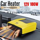 Yellow 12V Car Warmer Car Electric Heater Car Heater Warmer Defrost Snow Defogger.