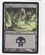 MTG: Mirrodin Besieged: Foil: Swamp #150