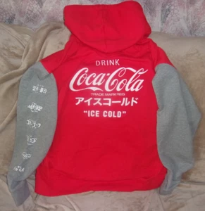 COCA-COLA HOODIE SWEATSHIRT 2XL KOREA ( Mandarinenschrift ) Las Vegas Store ROT/GR - Bild 1 von 5