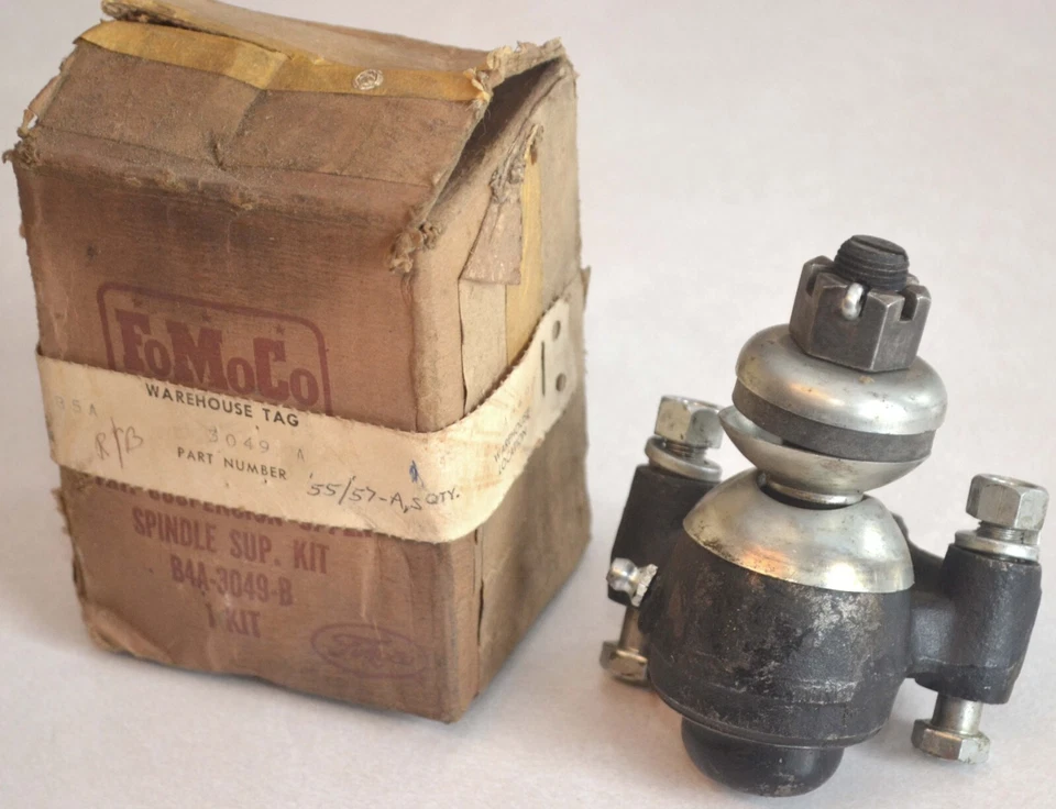 Kit de husillo de rótula superior Ford/Mercury 1954-1956 nuevo de lote original, Thunderbird 1955-1957 Foto 1 de 4