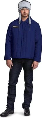 Hopper Deluxe Stranger Things Abrigo Azul Elegante Disfraz Halloween Adulto Foto 1 de 2