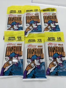 (6) MLB Topps Heritage Baseball 2021 Value Pack (15 Cards Each) - Picture 1 of 3