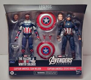 Marvel Legends Series - Captain America 2-Pack Steve Rogers & Sam Wilson Figures