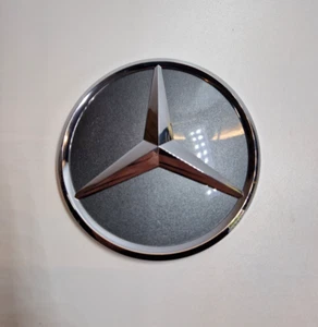 Original Mercedes Benz S klasse S Coupe 217 Stern Logo Mercedes Stern Grau Heck - Picture 1 of 3