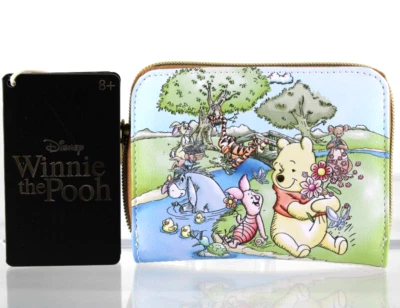 Cartera Loungefly Winnie The Pooh Mini Cremallera Escena de Primavera Cuero Sintético Nueva 2024 Foto 1 de 4