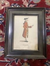A Character English Satire Caricature Engraving by Matthias Darly 1772 18th C