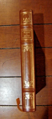 A Farewell To Arms Ernest Hemingway The Franklin Library 1979  1/4 Leather - Image 1 of 4