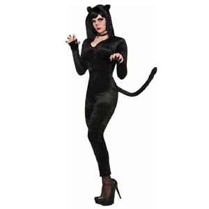 Sly Kitty - Black Cat - Catsuit - Costume - Adult - XS/Teen