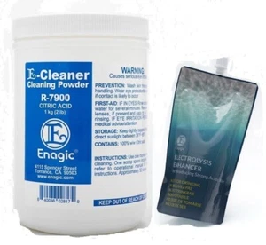 1 Original Enagic-Cleaning powder + 1 Enhancer KANGEN Alkaline Water LEVELUK 2LB - Picture 1 of 3