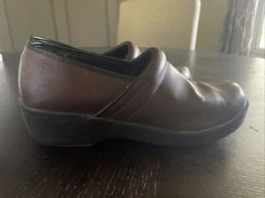 Safe T Step Clog Womens 9.5 Brown Slip Resistant Comfort Shoe Nursing - Picture 1 of 6