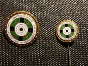 Zentralverband Historische Deutsche Schützenbruderschaft Abzeichen Set in Bronze - Bild 1 von 4