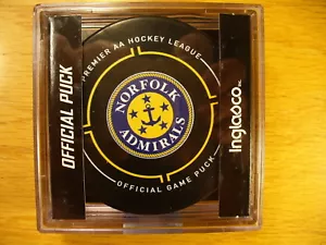 ECHL Norfolk Admirals '18-19 Nuovo Reverse Gioco Ufficiale Hockey Disco Collezione Dischi - Foto 1 di 2