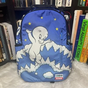 SPRAYGROUND X CASPER OVER THE CLOUDSBACK PACK BOOK BAG CASPER THE FRIENDLY GHOST - Picture 1 of 6