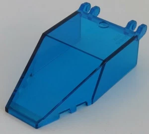 LEGO - Parabrisas / Parabrisas 7x4 x 1 2/3, transp. Azul oscuro # 30372 - Imagen 1 de 2