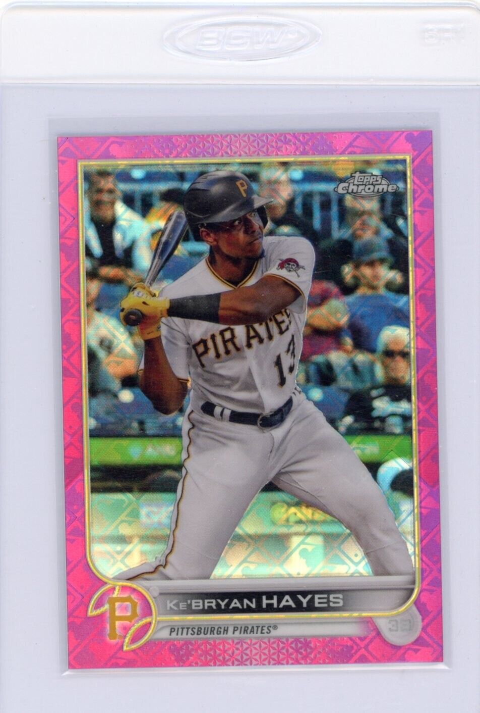 2022 Topps Chrome Logofractor Edition Pink Refractor /199 Ke'Bryan Hayes #38