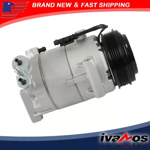 Fit For 13-16 Chevrolet Malibu 16-17 Chevrolet Equinox A/C Compressor W/ Clutch - Picture 1 of 16