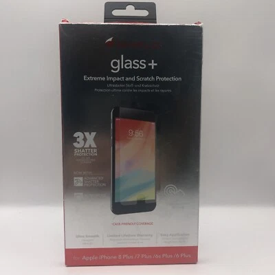 Apple iphone 8 plus / 7plus /6 plus Invisible Shield Glass Screen Protector - Image 1 of 2