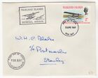 1969 Apr 8th. Internal Air Mail First Day Cover. Fox Bay to Stanley.