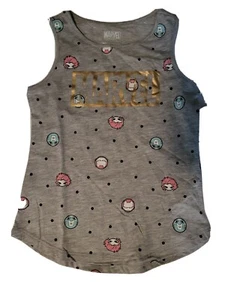 Marvel Superheros Sleeveless Tank Printed Girls Size M 7-8 NWT (P) - Picture 1 of 2