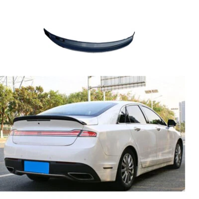ABS Carbon Fiber Rear Spoiler Tail Trunk Lip Wing Bar For Lincoln MKZ 2015-2020 - Imagem 1 de 4