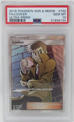 2018 Pokemon Looker #152 Ultra Prism Full Art Trainer Card PSA 10 Gem Mint - Image 1 of 2