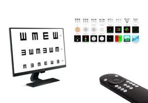 Elite AIO Digital Visual Acuity System Chart /w Remote & 24" HD IPS LCD Monitor - Picture 1 of 11