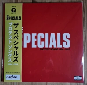The Specials Protest Songs Japan Yellow Vinyl LP Assai Obi Editions 077/200 2021 - Foto 1 di 5
