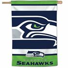 Brand  New NFL Seattle Seahawks  28" X 40" Vertical Flag Indoor Outdoor Wincraft