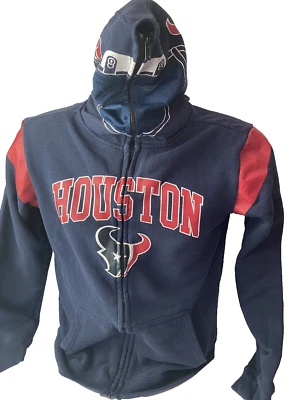 NFL Houston Texans Juvenil Grande 14/16 Sudadera con Capucha Casco Cremallera Completa Chaqueta Foto 1 de 4