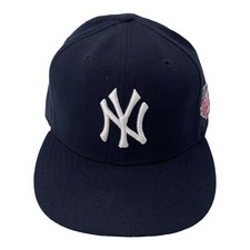 New York Yankees Hat Cap Fitted Mens 7 3/4 2003 World Series New Era 100th