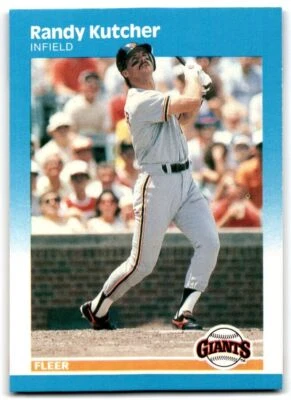 1987 Fleer Randy Kutcher Rookie San Francisco Giants #276 - Image 1 of 2