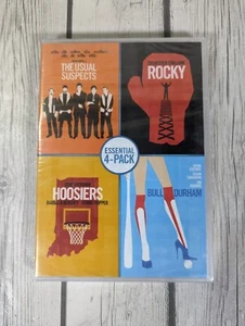 Essential 4-Pack: The Usual Suspects, Rocky, Hoosiers, & Bull Durham (2014 DVD) - Picture 1 of 3