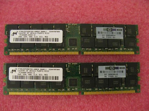 Lot of 2 - HP 373030-051 2GB Dimm PC3200R DDR (Total 4GB) - Picture 1 of 3
