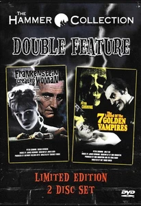 Frankenstein erschaffene Frau & Die Legende der 7 goldenen Vampire DVD SELTEN HAMMER - Bild 1 von 1