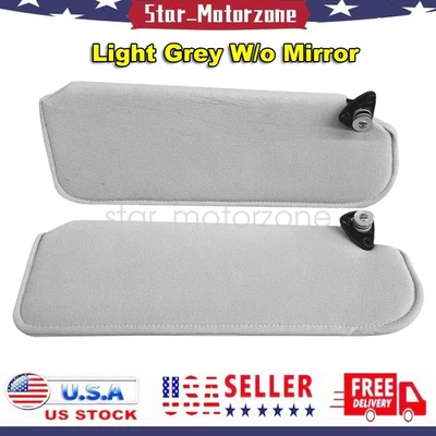 For 1993-2002 Camaro Firebird Sun Visors Shades Light Grey Cloth NEW *SV278-2001 Foto 1 de 4
