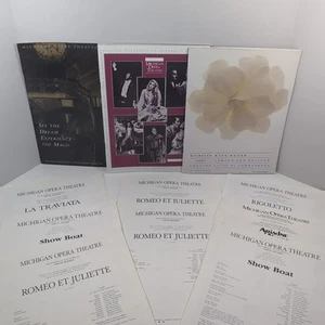 Collection Of Michigan Opera Theatre Programs And Playbills - 1991, 1992, 1996 - Picture 1 of 1