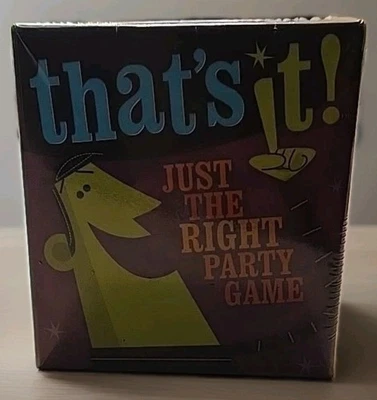 That’s It! Just The Right Party Game 3+ Players - Ages 10 And Up GameWright NEW  - Image 1 of 4