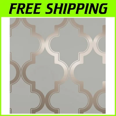 Papel pintado Marrakech gris bronce pelar y pegar Foto 1 de 4