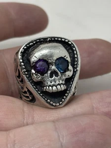 "RETIRED" LARGE King Baby STUDIO FENDER STERLING RING 50 gram-COLLECTOR Size 11 - Picture 1 of 14
