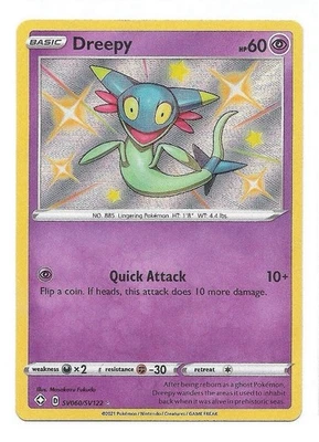 Dreepy SV060/SV122 Shining Fates: Shiny Vault Holo Pokemon TCG - NM - Image 1 of 2