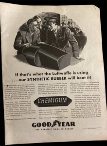 Vintage 1943 GoodYear Print Ad Double Sparton Manufacturers Life Magazine - Picture 1 of 3